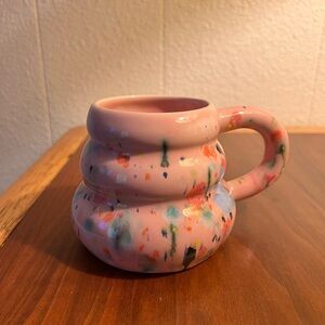 Mudwitch Pink Speckle Coffee Mug